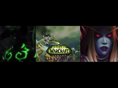 ALL WoW LEGION Pre-Patch Cinematics - Demon Hunters, Broken Shore Alliance & Horde, Vol'jin