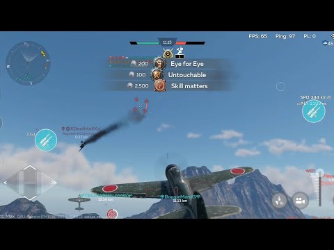 The A6M5 + A6M3 mod.22 Zero are Beasts | War Thunder Mobile #warthundermobilegameplay #gaming