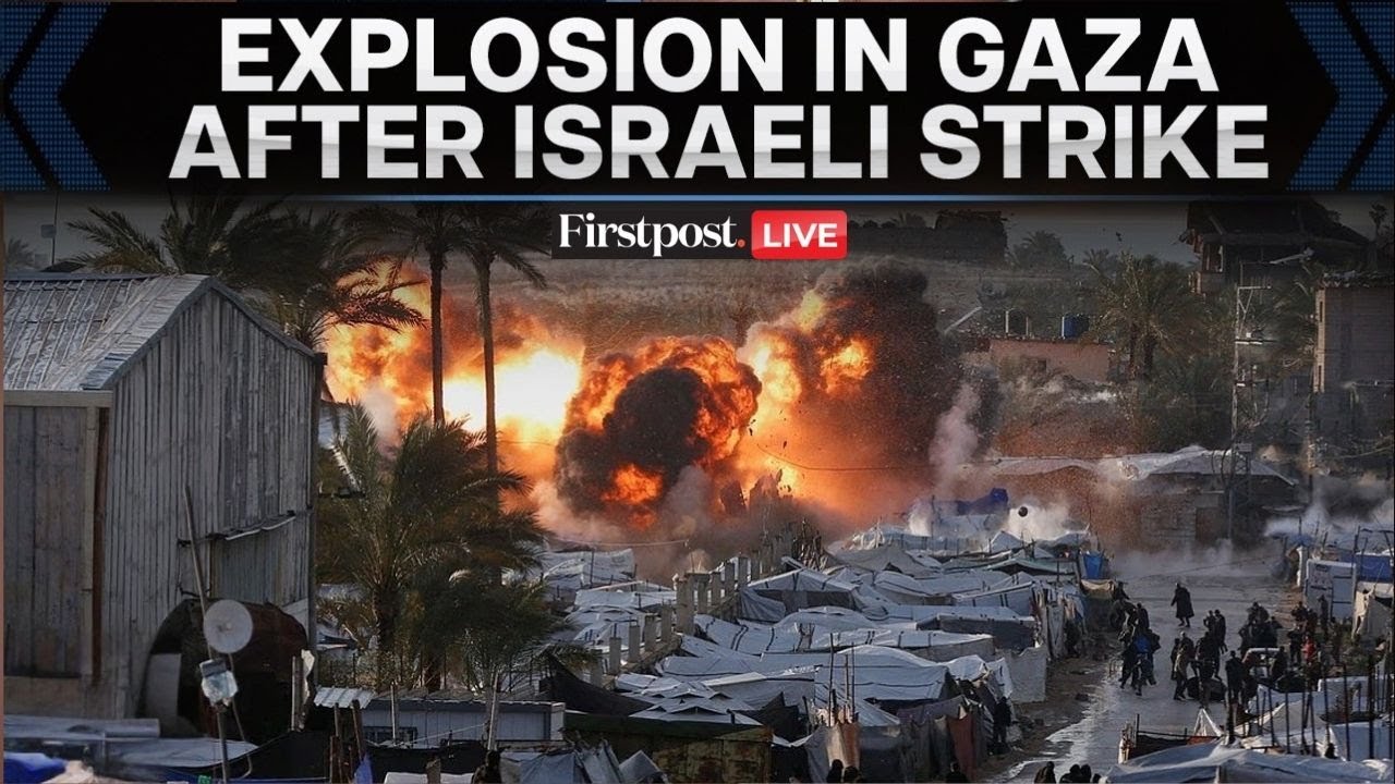 LIVE: Explosion in Gaza as Israeli Strike Tears Through Tent Camp In Deir al-Balah | N18G