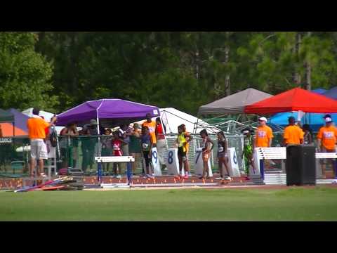 2014 AAU Club Championships Lady 100m Finals