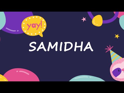 Happy Birthday to Samidha - Birthday Wish From Birthday Bash