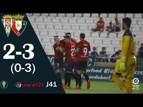 Gol de Luis Perea (0-3) en el Córdoba 2-3 Osasuna | Liga 1,2,3 2018/19