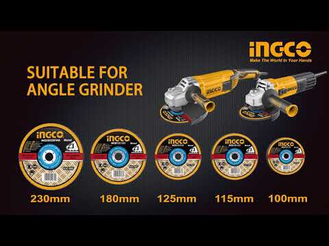 Features & Uses of Ingco Abrasive Metal Cutting Disc Set 115mm