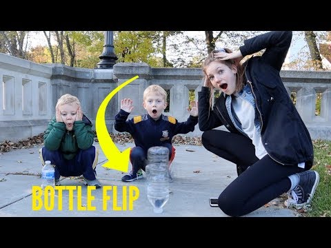 BOTTLE FLIP DARE CHALLENGE 2 (with a twist!) | Match Up