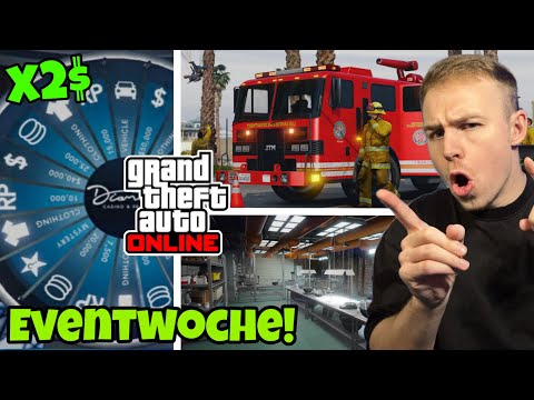 Neue EVENTWOCHE, neue Feuerwehr-Jobs & neues UPDATE in GTA 5 ONLINE❗️Viel Geld verdienen GTA 5!