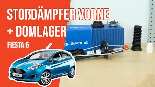 Youtube thumbnail of video "Wie Fiesta 6 Stoßdämpfer vorne wechseln ➿"