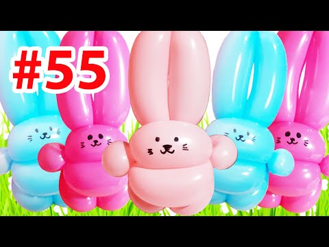 Balloon Animals Bunny Rabbit TUTORIAL #55