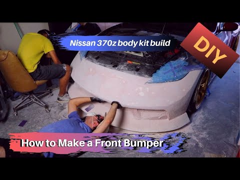 DIY 370z body kit: How to make a front bumper part 1