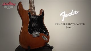 Video thumbnail for TFOA review - Fender Stratocaster 1977 by The Fellowship of Acoustics