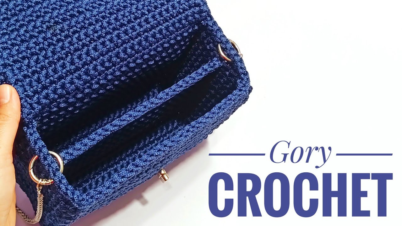 شنطة كروشيه بجزئين من الداخلCrochet bag/Bolso de ganchillo/Bolsa de crochêСумка крючком/tığ işiçanta