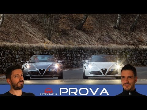 Alfa Romeo 4C Coupé VS 4C Spider: il doppio test drive
