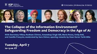 The Collapse of the Information Environment? Safeguarding Freedom and Democracy in the Age of AI