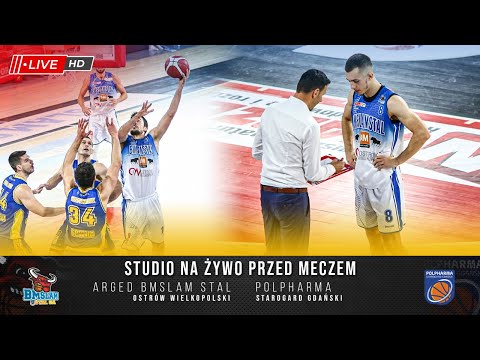 Studio na żywo przed meczem ARGED BMSLAM Stal - POLPHARMA Starogard Gdański