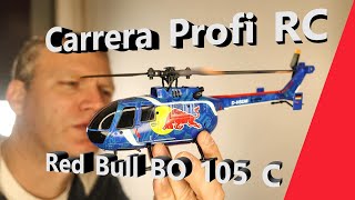 Carrera Profi RC - Red Bull BO 105 C - RTF RC Helikopter mit Höhenhaltesensor/wie ist die Fluglage?