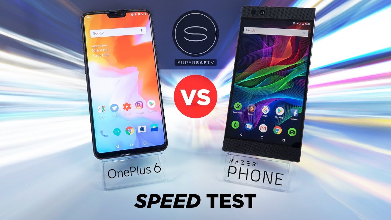 OnePlus 6 vs Razer Phone SPEED Test