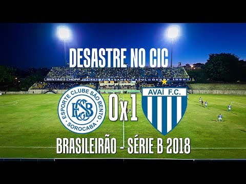 Desastre no Brasileirão 2018 | Serie B | Gol São Bento 0x1 Avaí