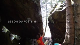 Video thumbnail of Le son du poète, 8b. Plex