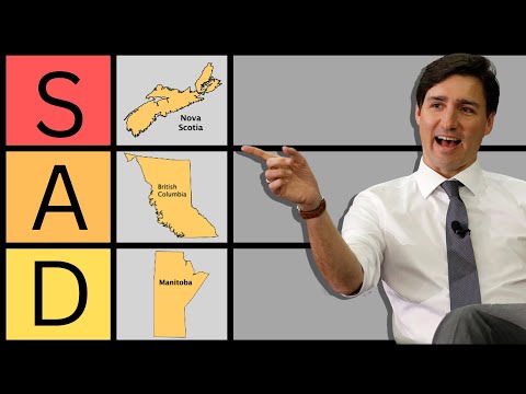 Canadian Provinces Tier List