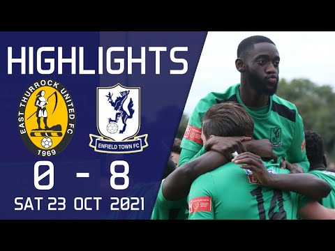 East Thurrock United 0-8 Enfield Town | Highlights