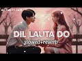 Dil Lauta Do Slowed Reverb Jubin Nautiyal Payal Dev Textaudio ALi Telli 77