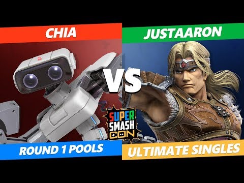 SSC 2019 SSBU - CT Chia (ROB) VS  JustAaron (Simon) Smash Ultimate Round 1 Pools