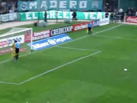 Ferro Web - Gol de penal convertido por Salmerón : Ferro 1 - DyJ 0