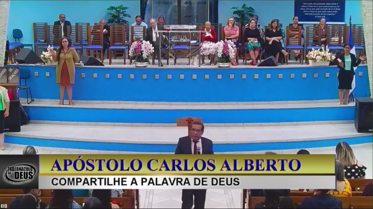 DEUS ESTÁ CURANDO *  APÓSTOLO CARLOS ALBERTO *  TABERNÁCULO DE DEUS