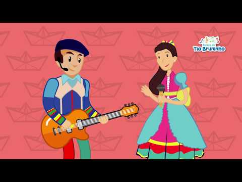 Música infantil - Barquinho de Papel - Tio Bruninho - Desenho Animado