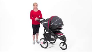 Graco Fastaction Fold Jogger Click Connect Baby Travel System, Gotham