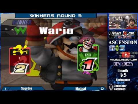 "Ascension 6/18/16" - Sugydye (G&W) v. Matasd (Wario) - Winners R3