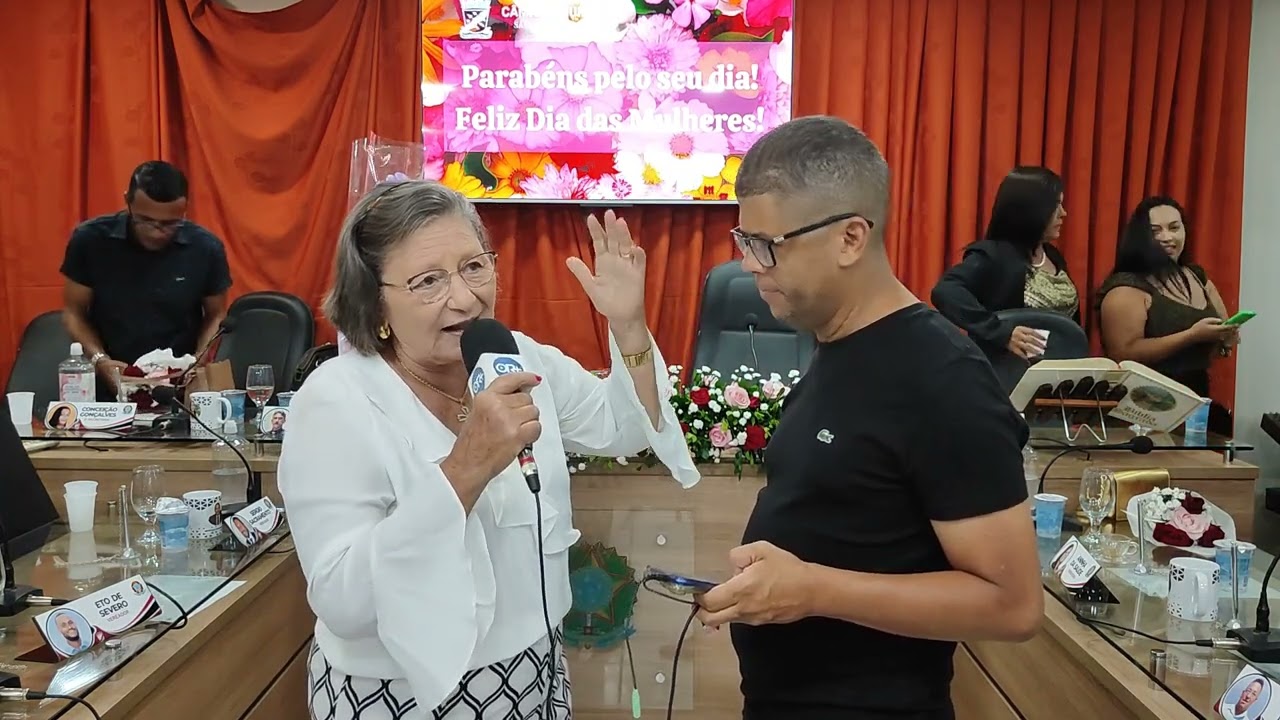 "Eu estou no Hall das mulheres que são pai e mãe" disse, Nilza da Mata homenageada no dia internacional da mulher.