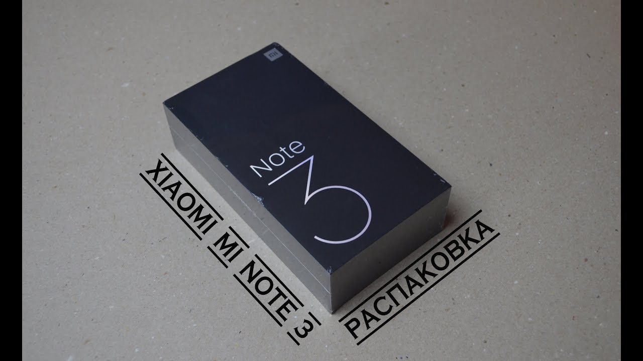 Смартфон Xiaomi Mi Note 3 (6GB/128GB) Black (Черный)