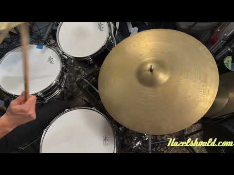 1960s Vintage Zildjian 20" Ride Crash 2654 g DRY SMOOTH And Versatile! CLASSIC 60s Zildjian image 6