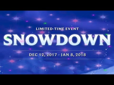 SNOWDOWN 2017 EVENT IS HERE! SNOWDOWN JINGLE - League of Legends