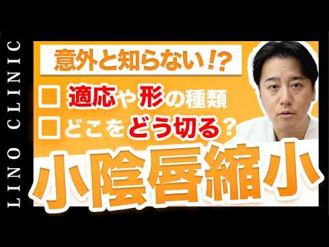 副皮除去と小陰唇縮小の解説動画（YouTubeへ移動）