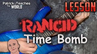 Rancid-Time Bomb-Guitar Lesson-Tutorial-How to Play-Solo