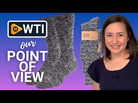 Mr. Davis Moisture Wicking Everyday Sock 3 Pack One Size Navy Pixel - WTI product video review