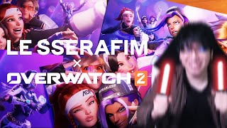 오버워치 X 르세라핌 폼 미쳤다