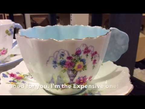 Which Antique Cup Saucer is worth the most? Shelley Paragon Foley Part One SAM