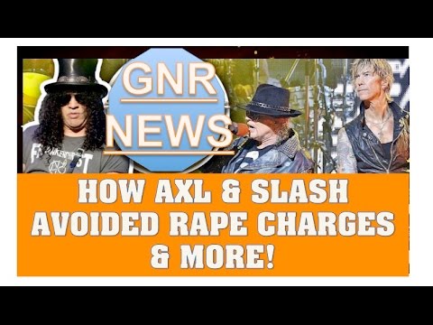Guns N' Roses News: How Axl & Slash Avoided Rape Charges, Izzy Stradlin Story & More!