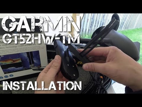 Garmin GT52HW-TM Transducer Installation - Trolling Motor Mount