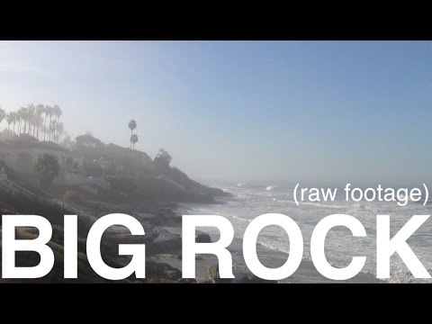 Raaka surffausmateriaalia Big Rockissa