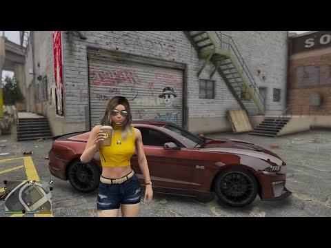 Gta 5 LSPDFR Let's Play As A MPD Bad4SS Female Undercover Cop - Mustang GT Patrol #gta #gta5 #lspdfr