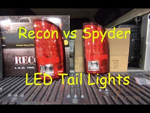 Recon vs Spyder LED Tail Lights on a 3rd Gen Dodge