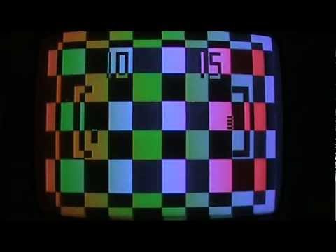 1977 Sears Pong Sports IV psychedelic video game console