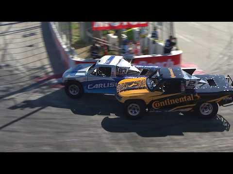 FINAL 4 LAPS - 2019 Long Beach - Stadium SUPER Trucks Race 1