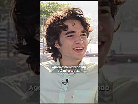 Caio Blat relembra seu início de carreira