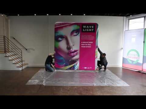 Wavelight Backlit 10ft Trade Show Display Kit - 10.04 | Trade Show