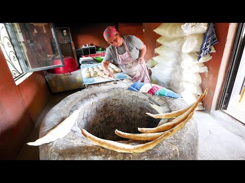 Georgian VILLAGE FOOD!! Making Shotis Puri + Craft Beer | Qedeli, Georgia
