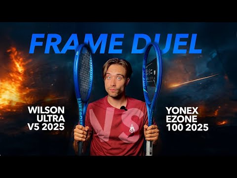 Yonex Ezone 100 vs Wilson Ultra V5 | Best Power and Spin Racket | Frame Duel